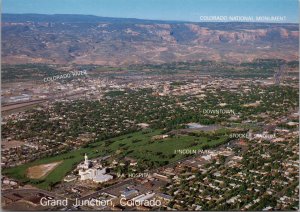 Aerial View of Grand Junction Postcard PC515
