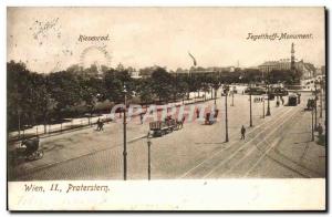 VINTAGE POSTCARD Wien Riesenrad Tegetthoff Pratestern 