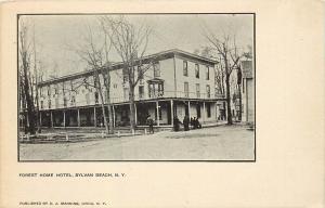 Vintage Postcard Forest Home Hotel Sylvan Beach NY Oneida County