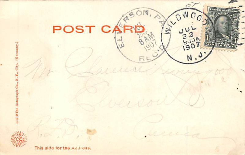 Board Walk Holly Beach, New Jersey NJ