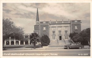 J40/ Harlingen Texas RPPC Postcard c1940s First Methodist Church 367