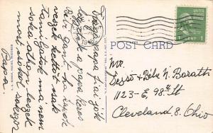 Hotel Racine on Lake Michigan, Racine, Wisconsin, Early Linen Postcard, Used