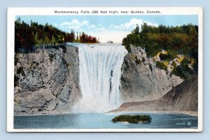 Montmorency Falls Quebec City Que Quebec Canada UNP WB Postcard M5