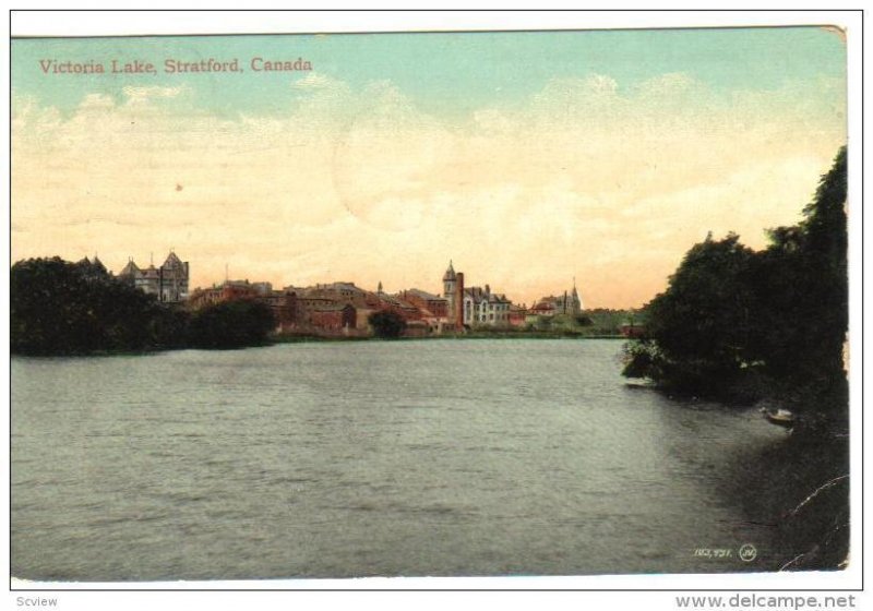 Victoria Lake , STRATFORD , Ontario , Canada , PU-1909