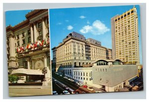 Vintage 1950's Postcard The Fairmont Hotel Nob Hill San Francisco California
