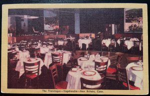 Vintage Postcard 1947 The Travelogue Restaurant, New Britain, Connecticut (CT)