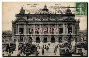 Old Postcard Paris Opera