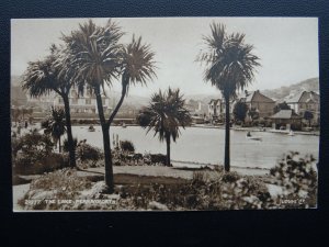 Cornwall PERRANPORTH The Lake c1938 RP Postcard by Judges 20977