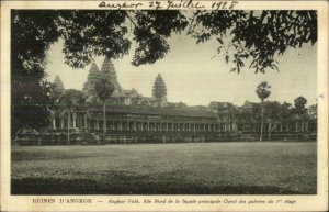 Indo-China Indochine D'Angkor 1928 Postally Used Postcard