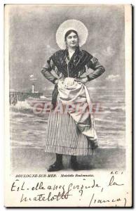 Old Postcard Boulogne sur Mer Matelotte Boulonnaise Folklore Costume Metier