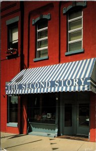 The Second Story Bookstore Coffeeshop Laramie Wyoming Postcard