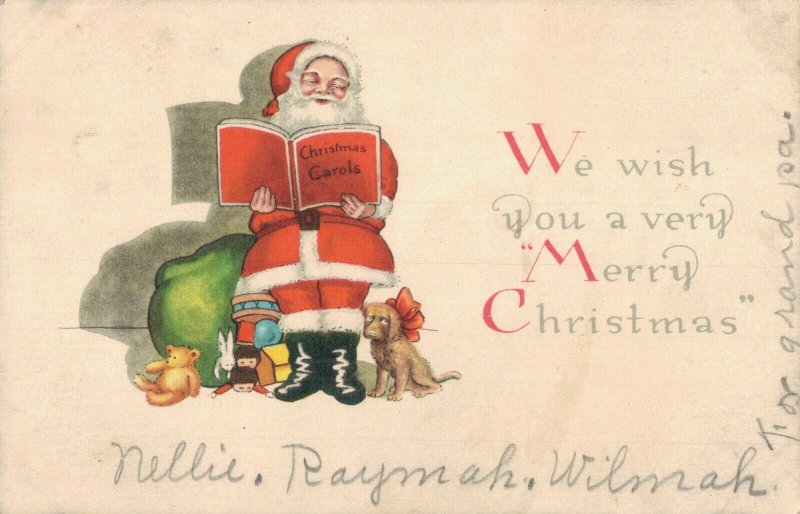 We Wish You a Very Merry Christmas Santa Claus 05.97 