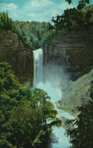 Vintage Postcard Taughannock Falls State Park Ithaca New York in Finger Lakes NY