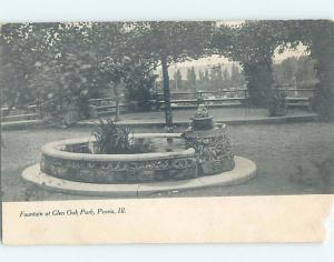 Pre-1907 PARK SCENE Peoria Illinois IL hp9750