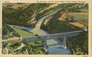 High Bridge KY, Kentucky - Dix and Kentucky Rivers - Linen
