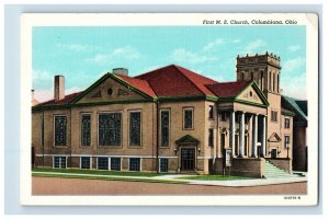 C. 1915-20 First M.E. Church Columbiana Ohio Postcard F135E