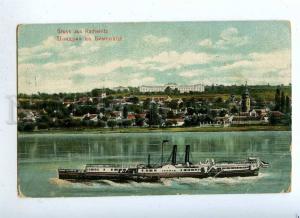 191604 SERBIA Kamenice nad Lipou KAMENITZ ship Vintage PC