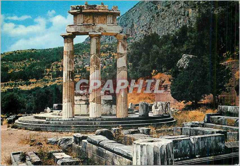 Postcard Modern Delphi Tholos