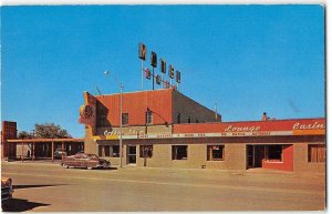 Wells, Nevada WAGON WHEEL Hotel-Motel Casino Roadside 1950s Vintage Postcard