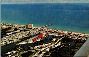 Florida Miami Beach Aerial View Motel Row and Sunny Isles Boulevard