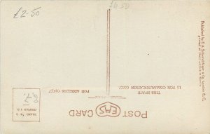 Postcard Animals highlands horses plowing