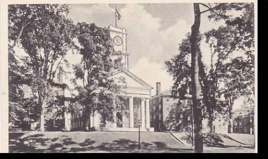 Massachusetts Amherst Johnson Chapel College Row Amherst College Albertype