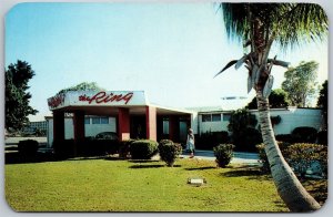 Vtg Coral Gables Florida FL Ring Theatre University of Miami 1960s View Postcard