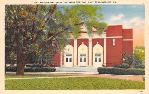 Auditorium, State Teachers College Stroudsburg, Pennsylvania PA