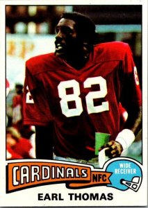 1975 Topps Football Card Earl Thomas St Louis Cardinals