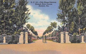 Hialeah Race Course Club House Entrance - Hialeah, Florida FL  