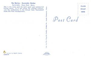 The Marina Barnstable Harbor - Cape Cod, Massachusetts MA