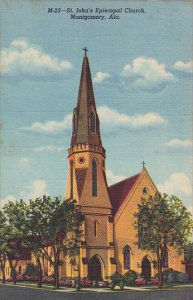 Alabama Montgomery St John's Episcopal Church Curteich