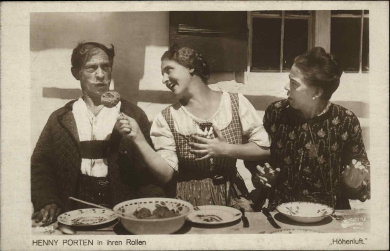 Actress Henny Porten Movie Scene c1915 Real Photo Postcard - Silent Film