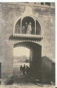 France Postcard - Saint-Malo - La Grande Porte - Vue Interieure - Ref TZ9485