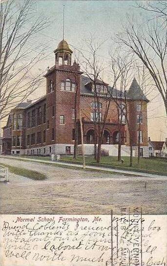 Maine Farmington Normal School 1906