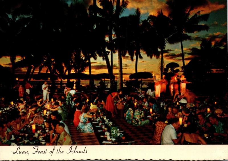 Hawaii Honolulu LUau Feast Of The Islands 1998