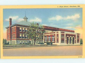 Pre-Chrome HIGH SCHOOL SCENE Aberdeen Maryland MD AG6989@