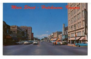 KS - Hutchinson. Main Street ca 1950's