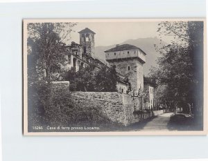 Postcard Casa di ferro presso Locarno Switzerland