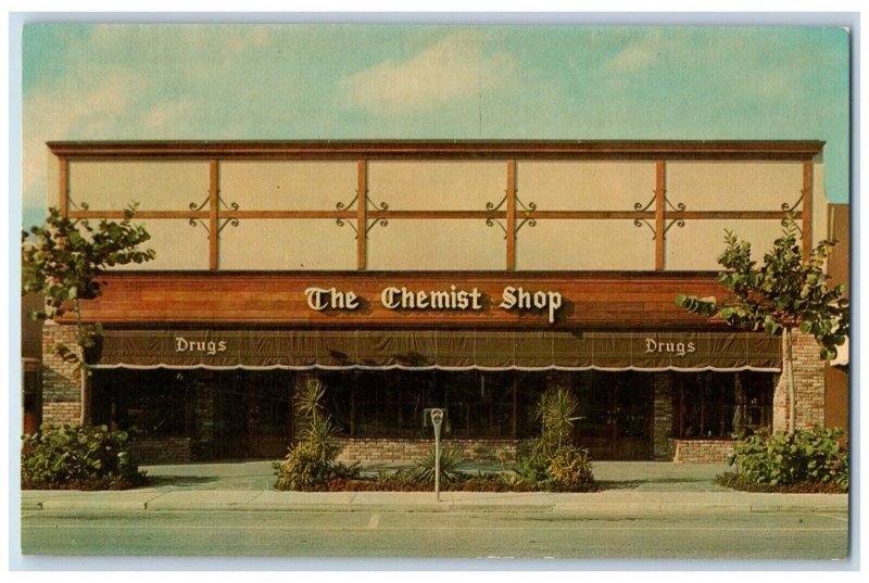 c1950's The Chemist Shop Store Drugstore Fort Lauderdale Florida FL Postcard 