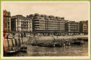 af3856 - SPAIN - VINTAGE POSTCARD - Santander - Darsena de Molnedo-