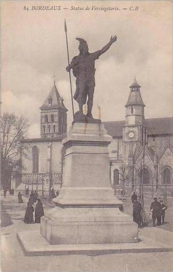 France Bordeaux Statue de Vercingetorix 1916