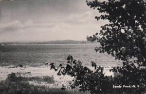 New York Sandy Pond Water Front Scene Real Photo