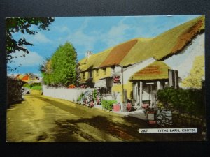 Devon CROYDE Tythe Barn & Cafe c1970's Postcard