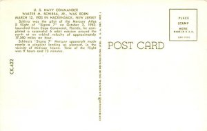 US astronaut Walter M Schirra, Jr Space Unused 