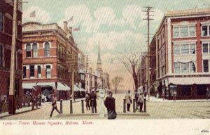 SALEM MASSACHUSETTS - TOWN HOUSE SQUARE W.S. Neal & Co.