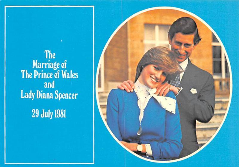 Marriage of Prince of Wales - Lady Diana