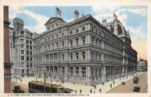 Philadelphia Pennsylvania 1916 Postcard US Post Office 9th and Market Streets