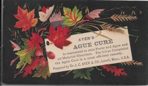 Dr J.C. Ayer & Co, Lowell, Ma: Ayer's Ague Cure Advertising Card (49384)