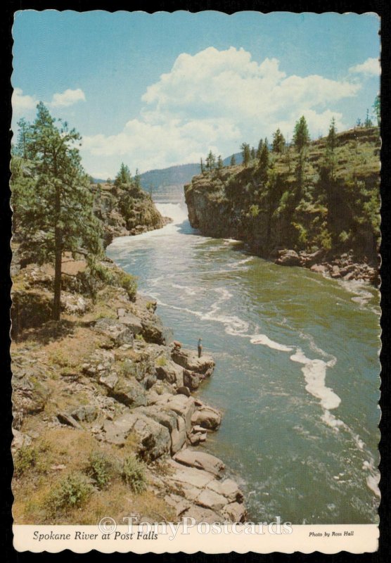 The Spokane River at Post Falls